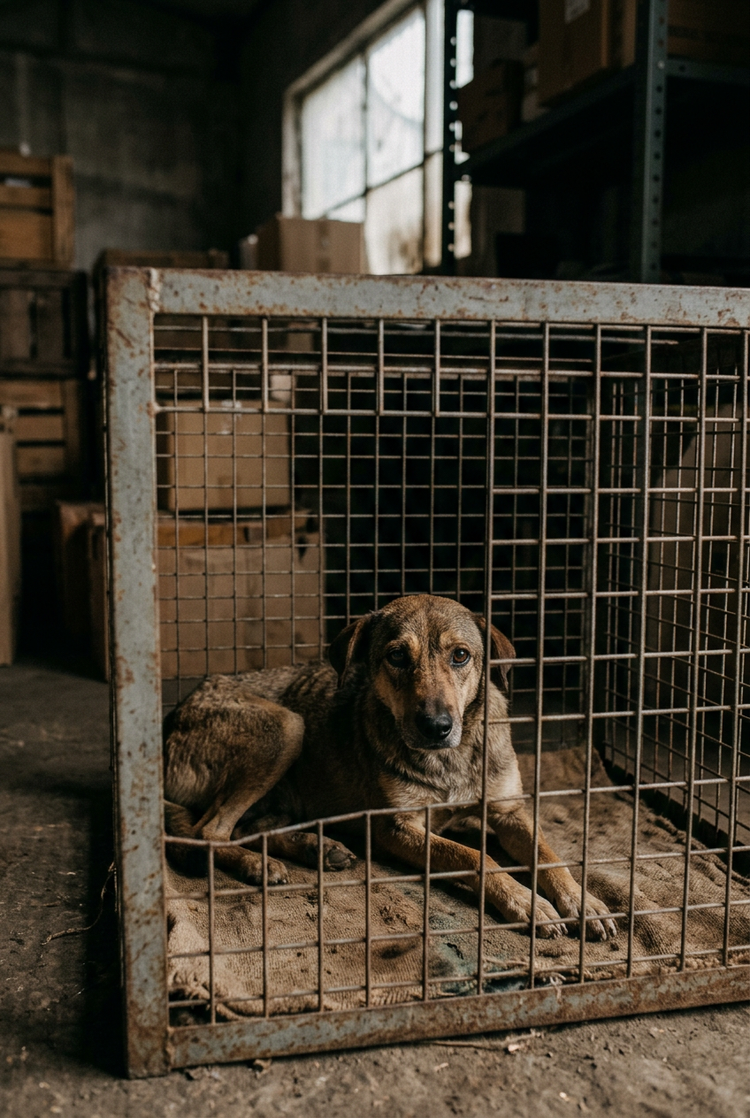 從未踏過草地的繁殖犬